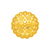 22k Yellow Gold Filigree Adjustable Rings in size 6 - 10 and total gold weight of 6.81g